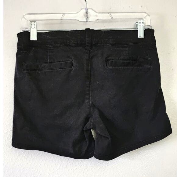 American Eagle Super Stretch AEO Twill X Black Low-Rise Chino Shorts 4 - Picture 3 of 11